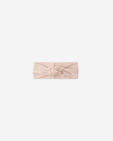Quincy Mae Baby Girl Knotted Headband   QMA017PNNY   Melon Micro Stripe
