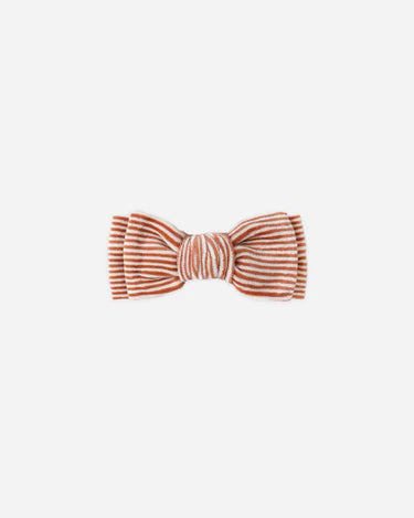 Quincy Mae Velour Bow Headband    QMA090FORE   Candy Stripe