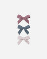 Quincy Mae Bow With Clip Set of 3   QMA213RROL   Mulberry Ocean Lilac