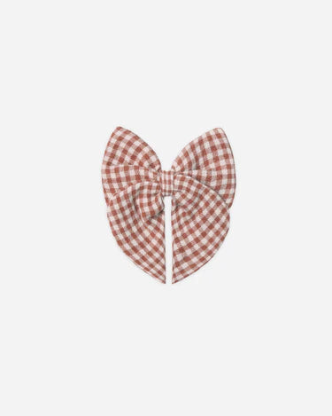 Quincy Mae Bow   QMA273EMLW   Red Gingham