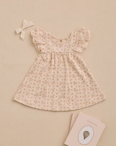 Quincy Mae Baby Girl Flutter Dress   QM020JCOB   Strawberries