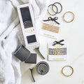 Bella Gold Accent Hair Ties