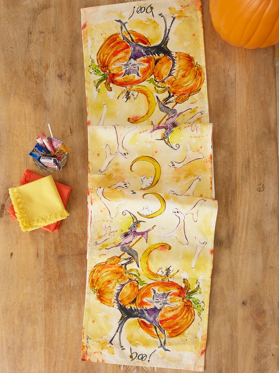 April Cornell Boo! Table Runner