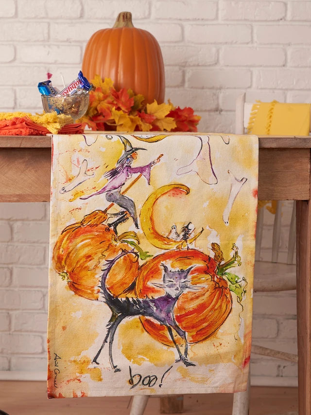 April Cornell Boo! Table Runner