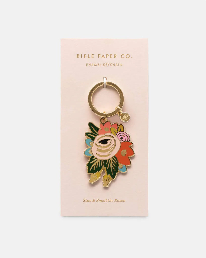Rifle Paper Co. Rosa Key Chain