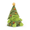 Jellycat Christmas Tree Ricky Rain Frog RR3FC