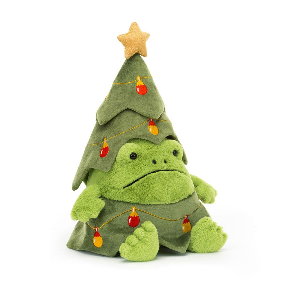Jellycat Christmas Tree Ricky Rain Frog RR3FC