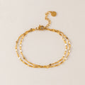 Lover's Tempo Ray Layered Bracelet - Gold