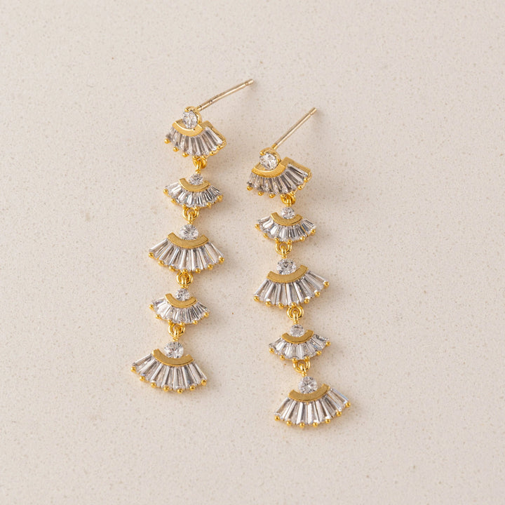 Lover's Tempo Rene Drop Earrings Gold*