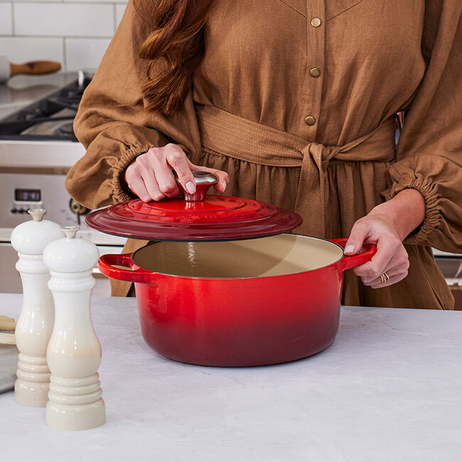 Le Creuset Cast Iron Round French Oven - Cerise