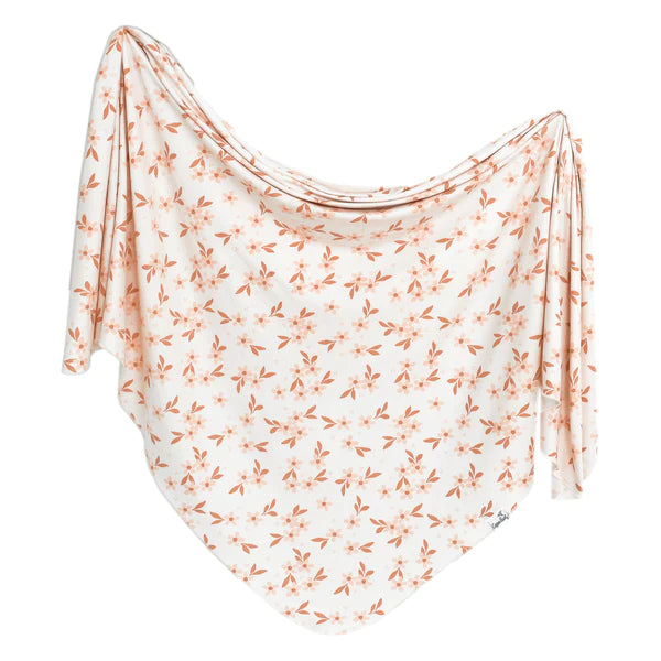 Copper Pearl Swaddle Blanket Rue