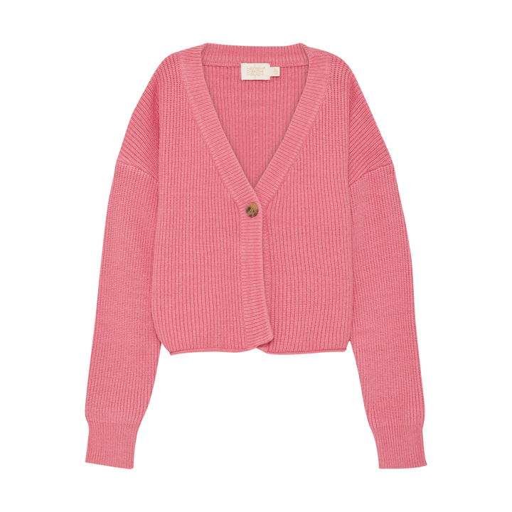 Creamie Girls Chunky Knit Cardigan   823143-5223
