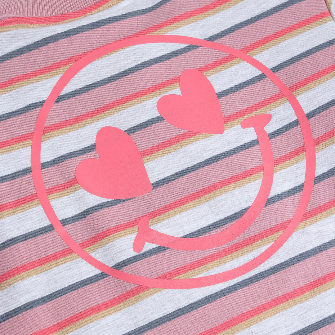 Daily Seven Girls Striped Long Sleeve Tee   930474-6008