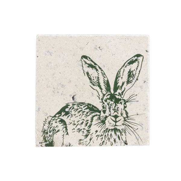 Selbrae House Stone Coaster  -  Hare