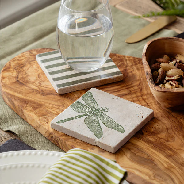 Selbrae House Stone Coaster  -  Dragonfly