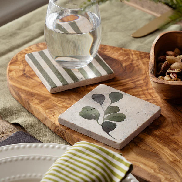 Selbrae House Stone Coaster  -  Flora