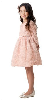 Jolene Girls Dress  SK873  Blush *