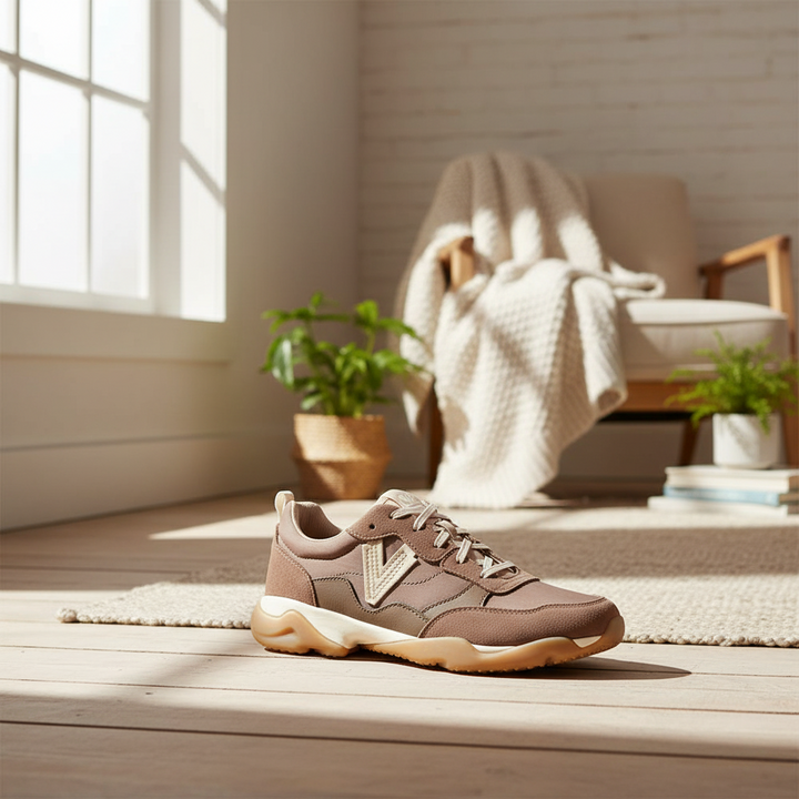 Vionic Walk Slim Glide Sneaker  -  Driftwood Brown
