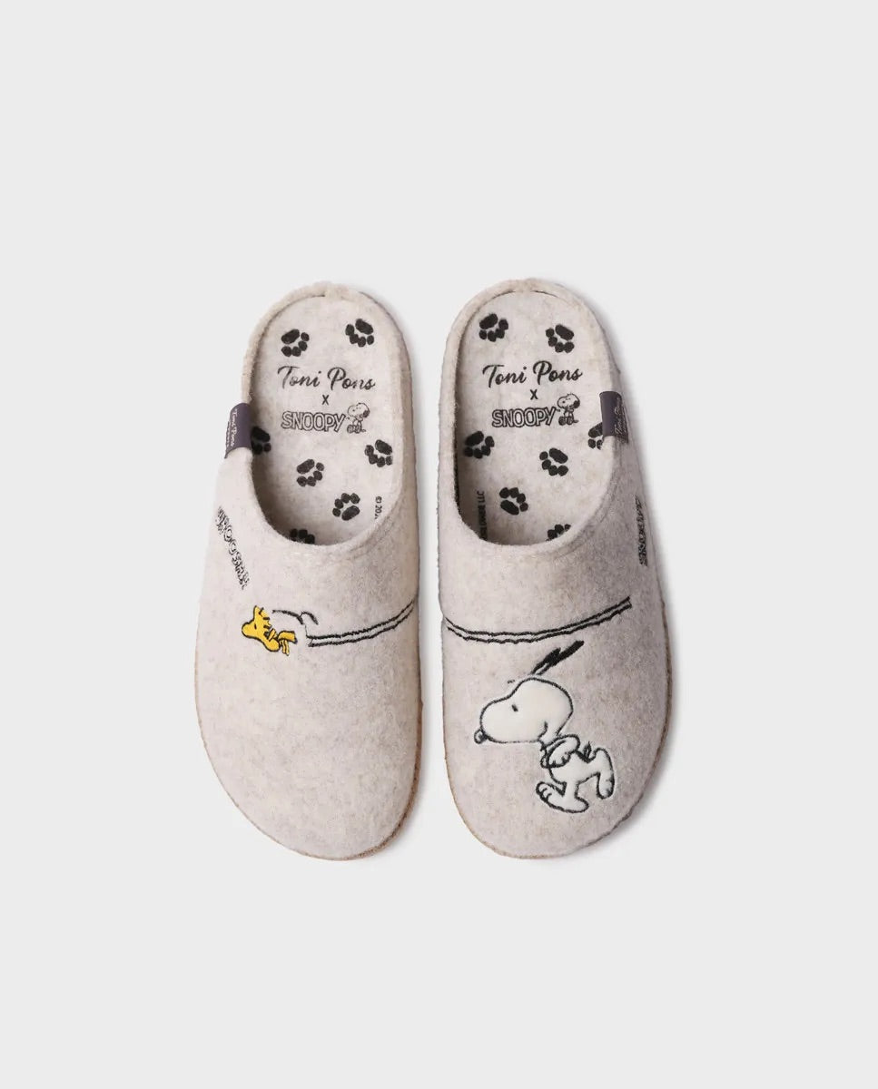 Toni Pons Snoopy Slipper Cru (Ecru)