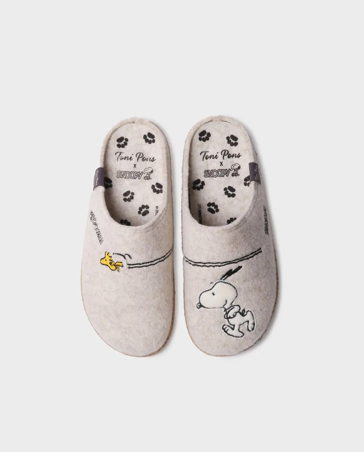 Toni Pons Snoopy Slipper Cru (Ecru)