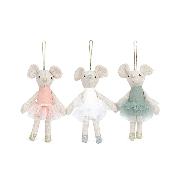 Mon Ami Ballerina Mouse Ornament  SO1020