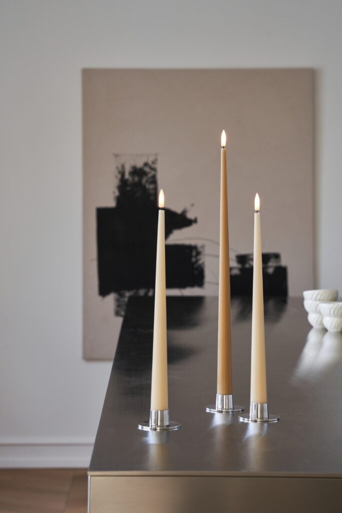 Ester & Erik  30 cm. LED Taper Candles