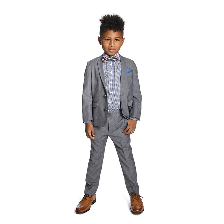 Appaman Mod Suit Pant  W8SUP2   Grey/Blue Yonder