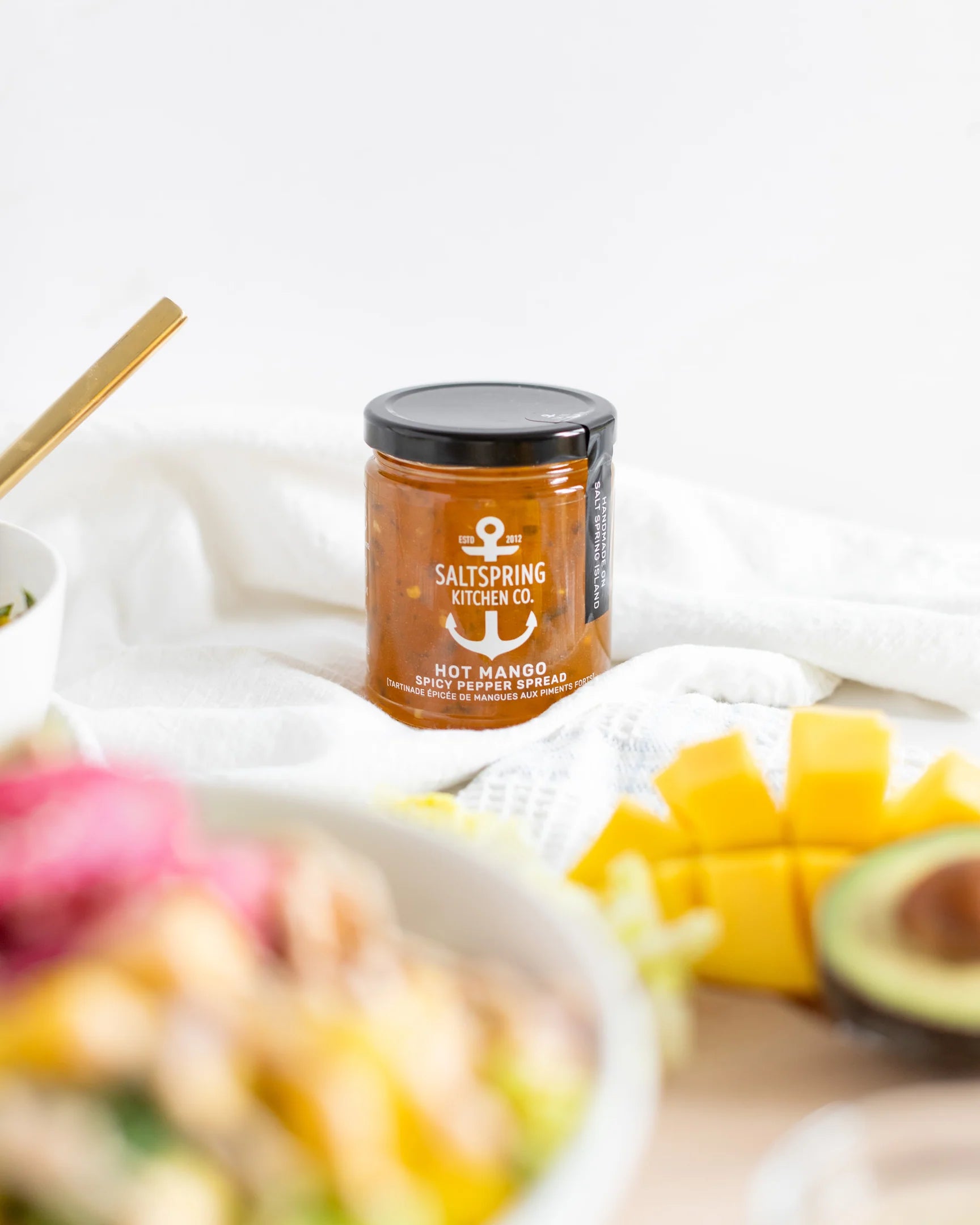 Saltspring Hot Mango Spicy Pepper Spread