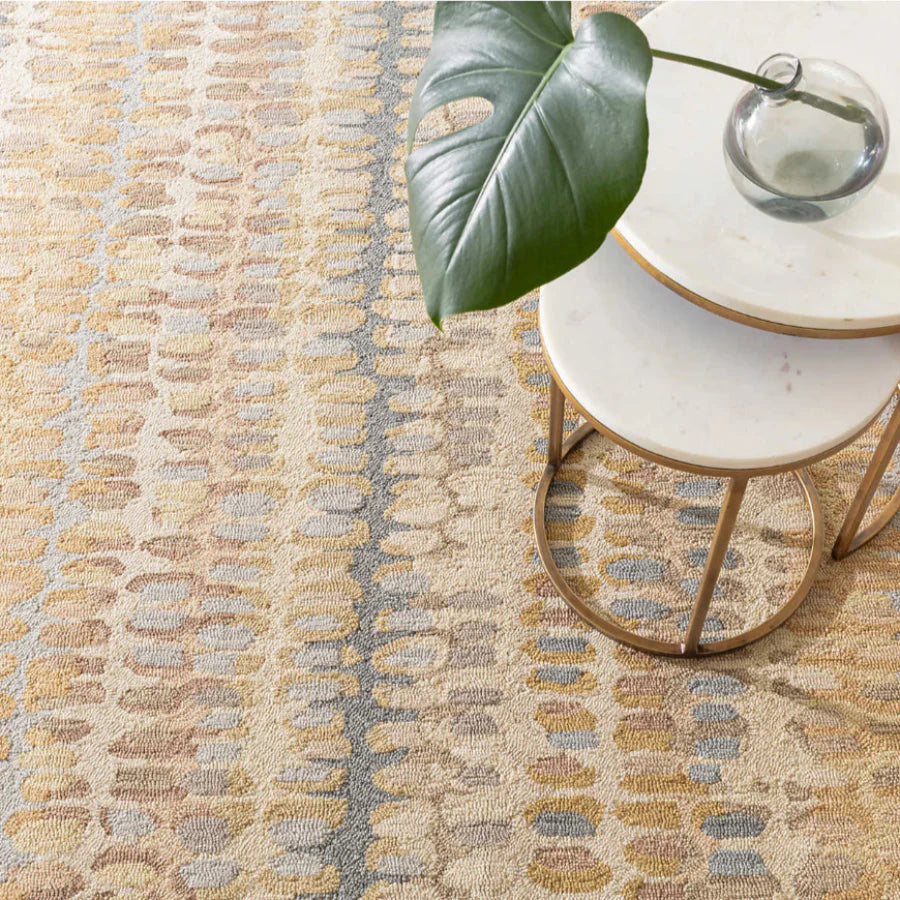 Paint Chip  Wool Rug - Natural