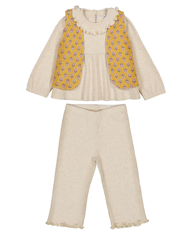 Mayoral Baby Girl Pant & Vest Set   2593-14  Arena Vig **