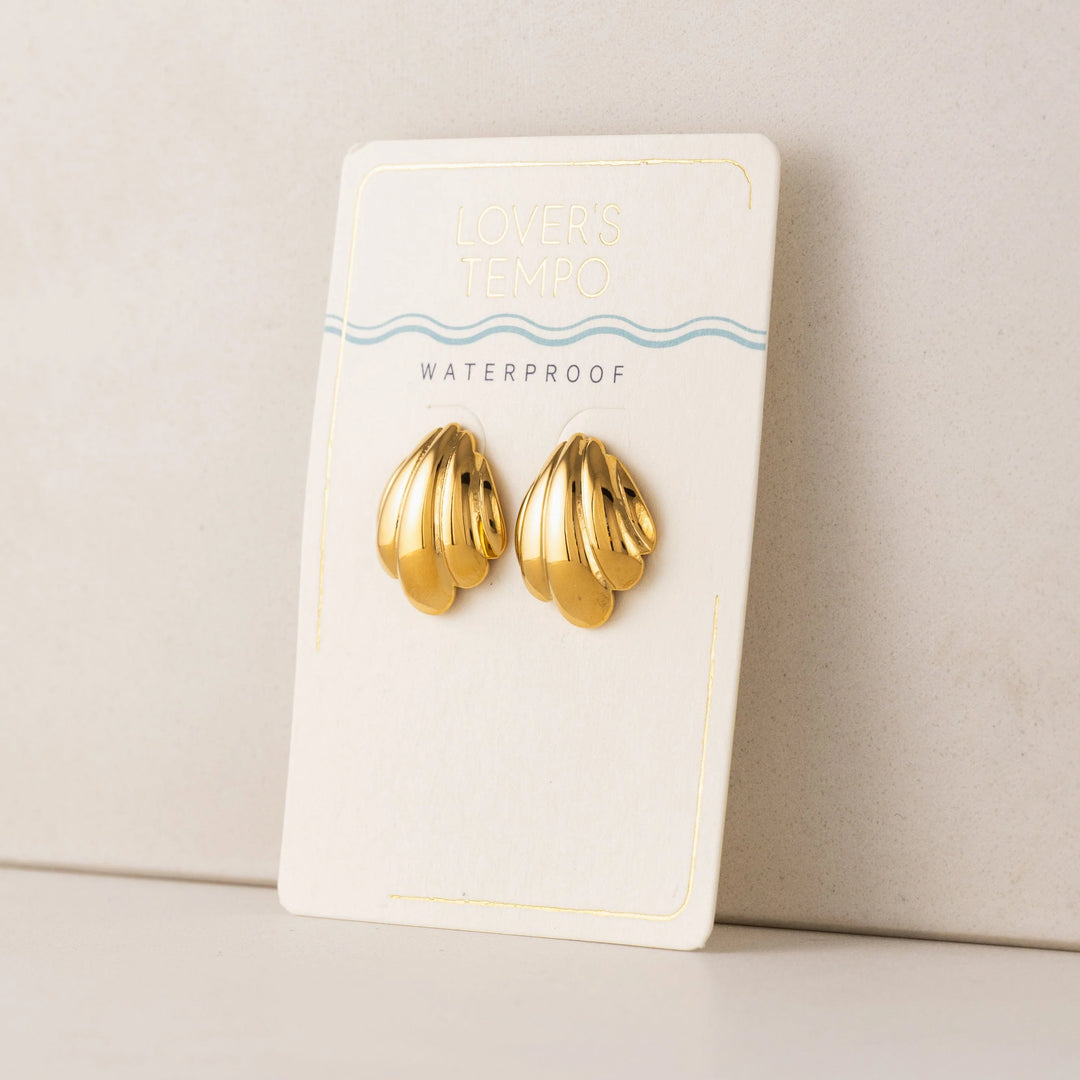 Lovers Tempo Shell Post Earring*