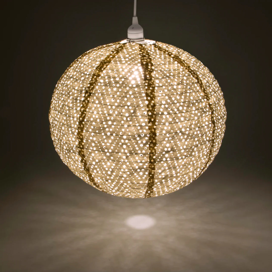 Soji Stella Nova Pendant Lamp  32021  Chevron Pearl