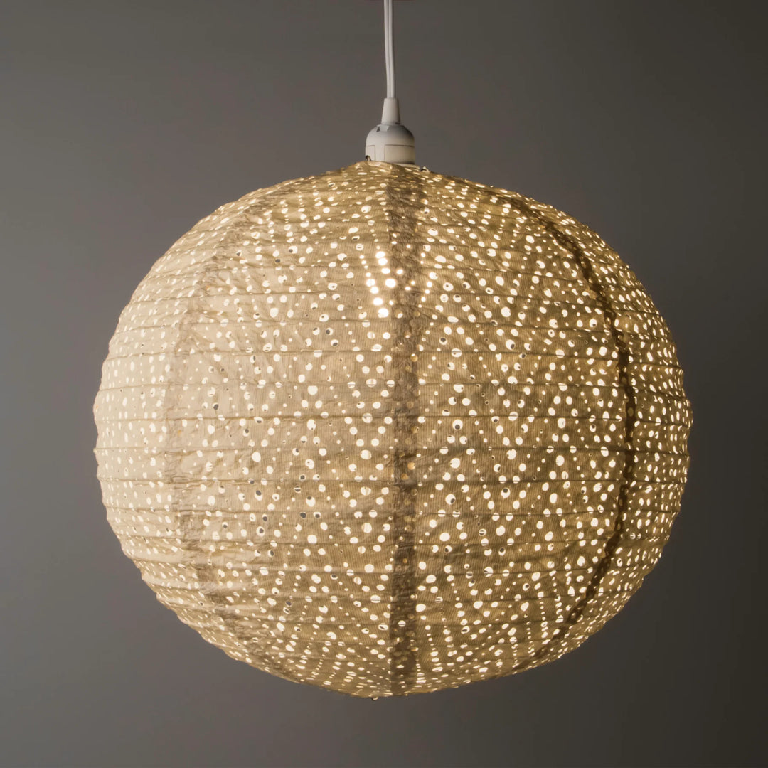 Soji Stella Nova Pendant Lamp  32021  Chevron Pearl