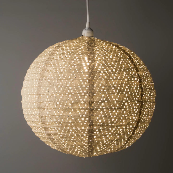 Soji Stella Nova Pendant Lamp  32021  Chevron Pearl