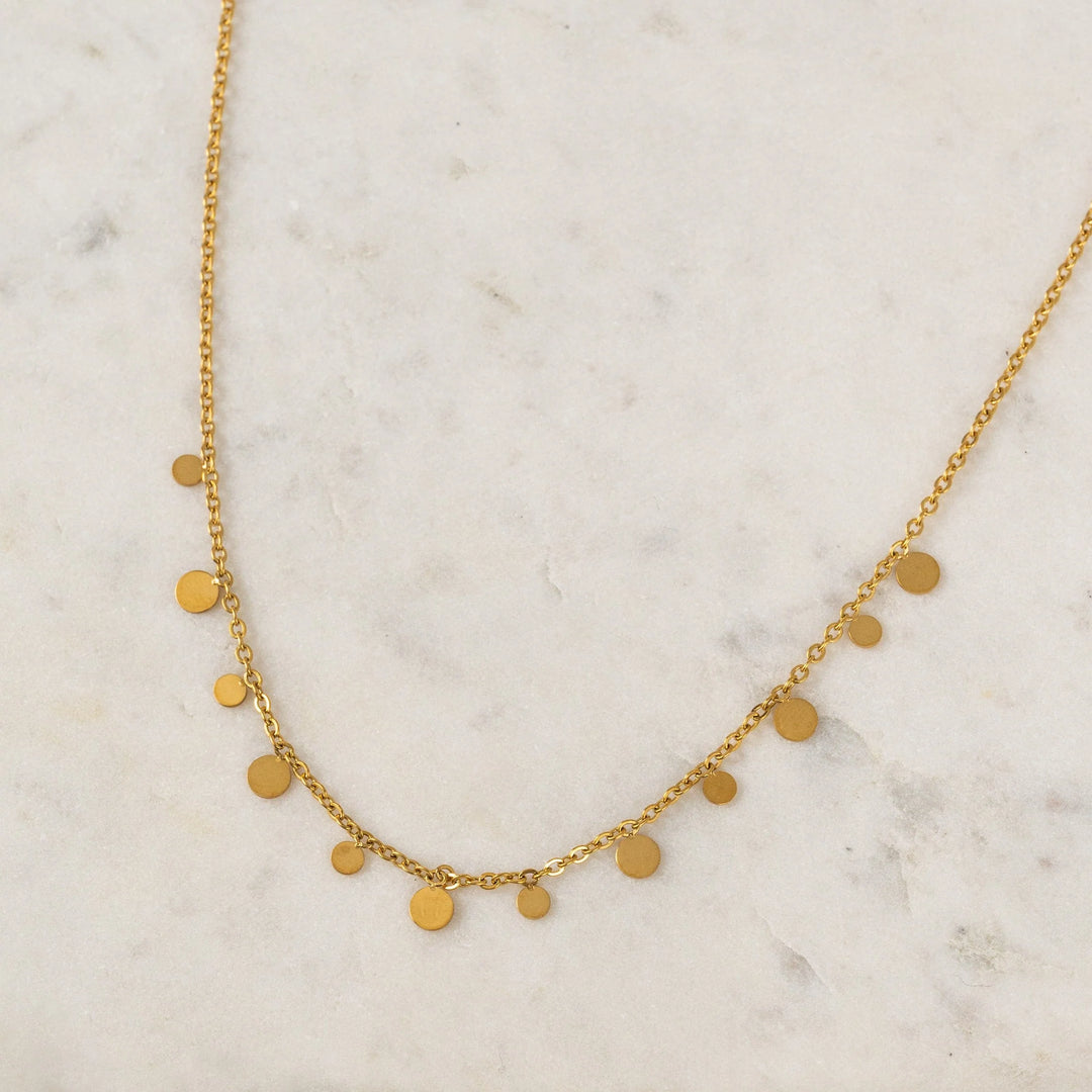 Lovers Tempo Solar Necklace - Gold