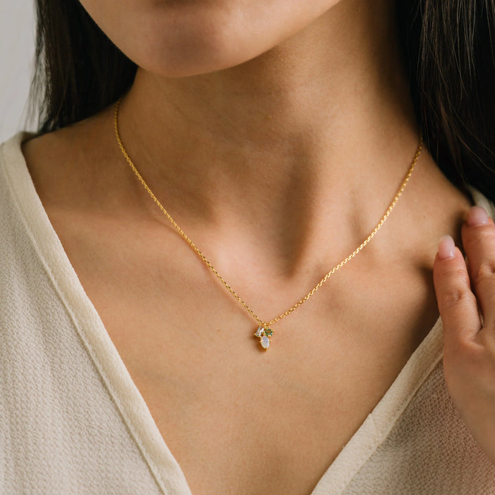 Lovers Tempo Sonata Pendant Opal Necklace