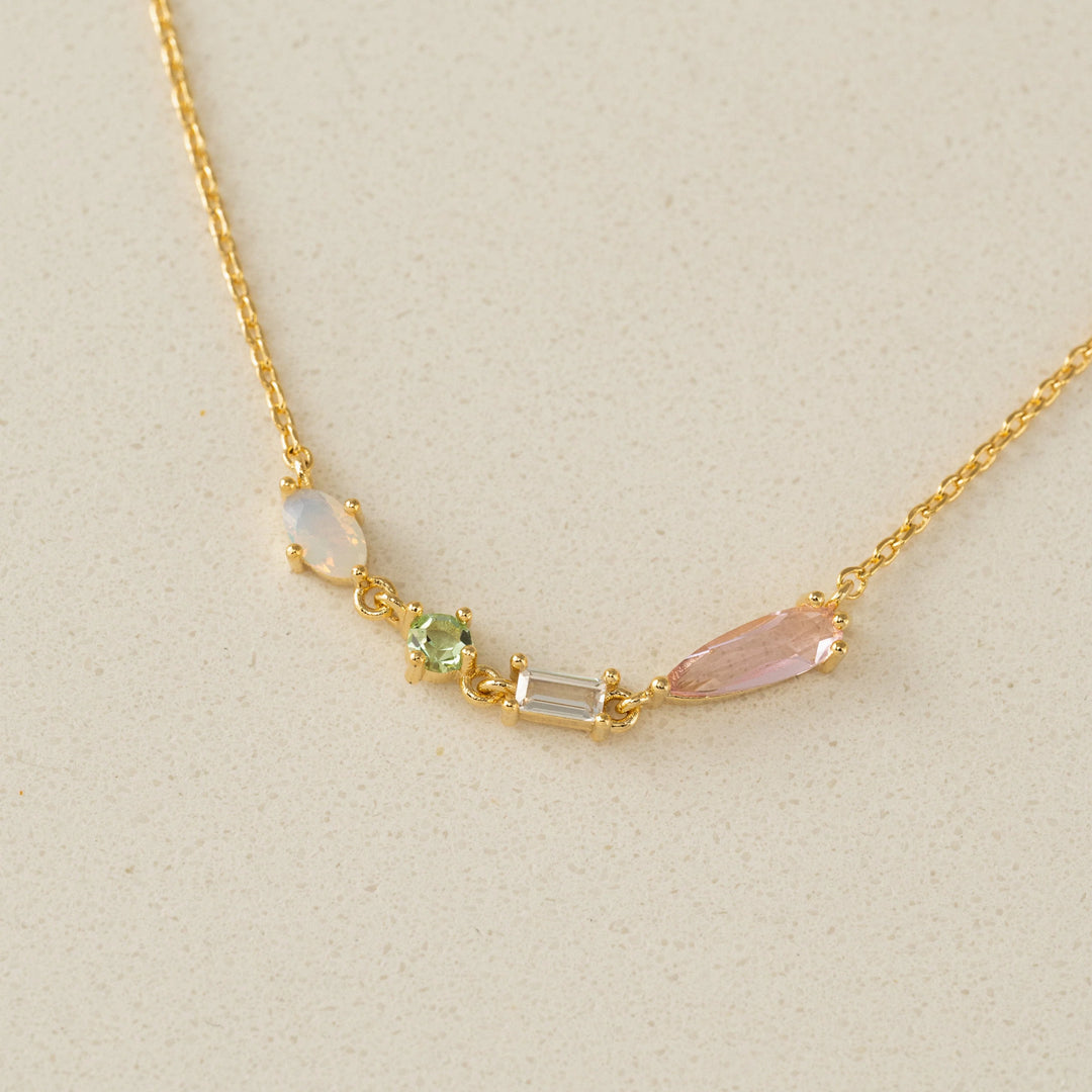 Lovers Tempo Sonata Jewel Necklace - Opal