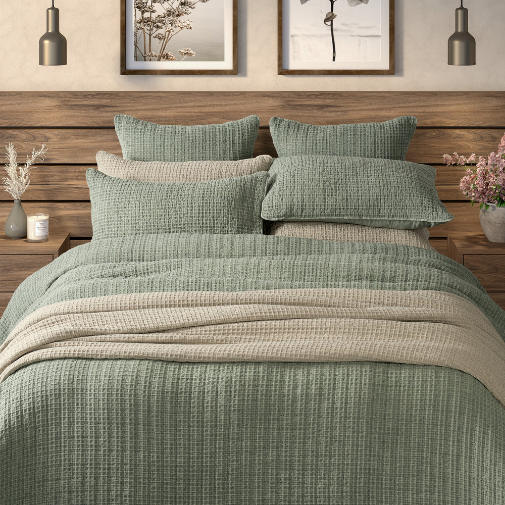 Brunelli Spirit Green Quilt Set