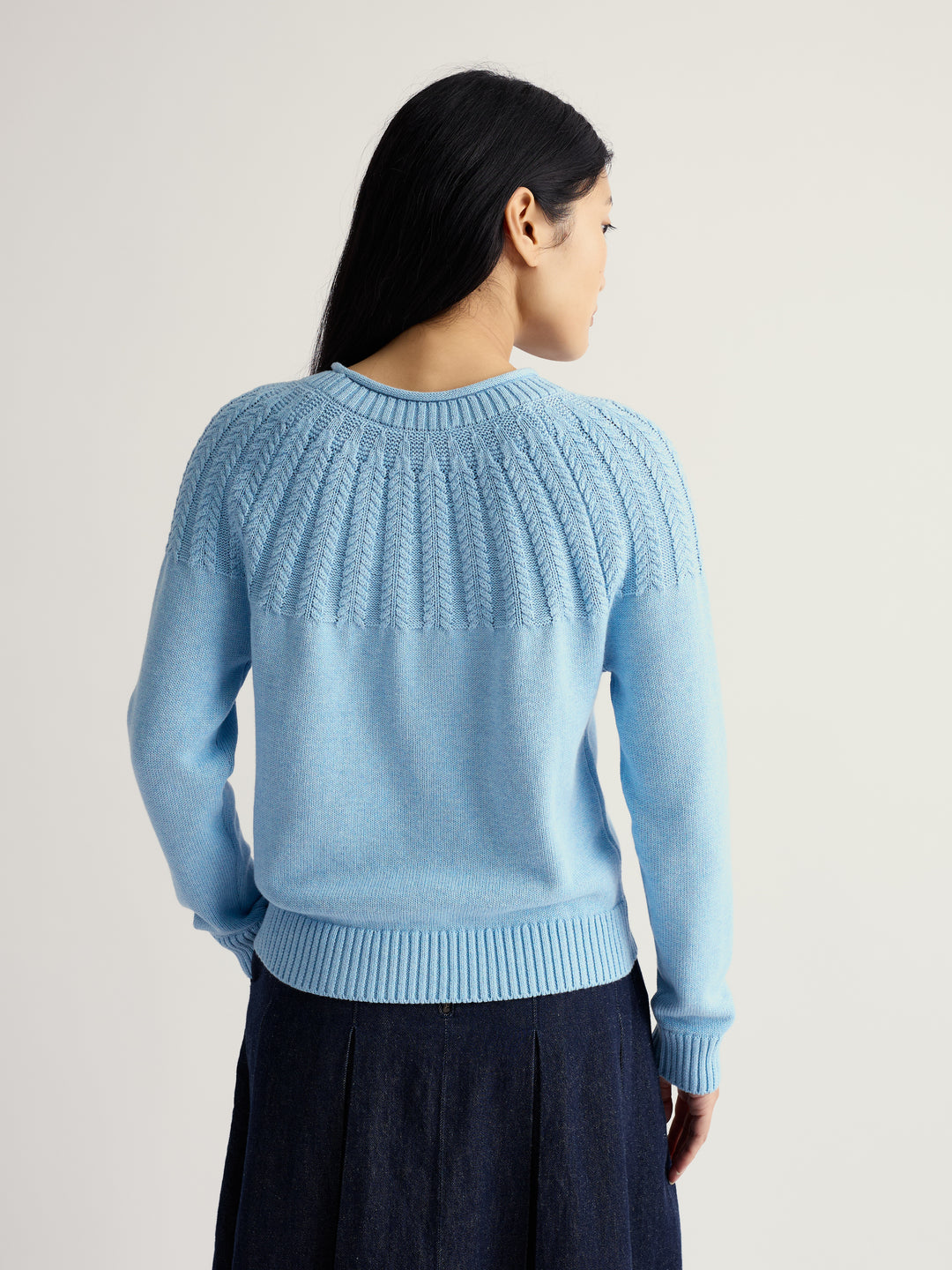 Seasalt Stone Chat Sweater  -  Spring Sky