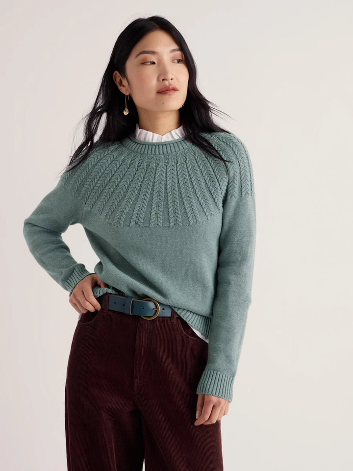 Seasalt Stone Chat Pullover  28423  LIchen