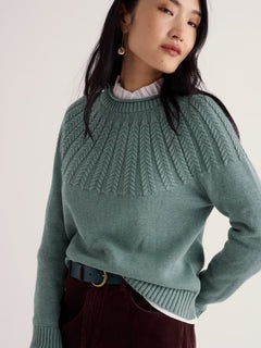 Seasalt Stone Chat Pullover  28423  LIchen