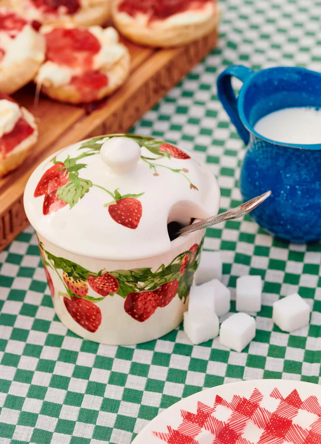 Emma Bridgwater Strawberries Sugar Pot