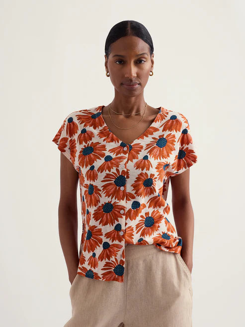 Seasalt Studio Glass top Rosehip