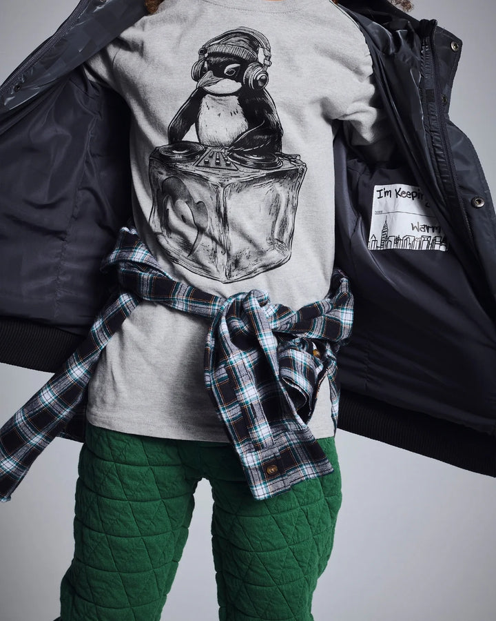 Appaman Graphic Long Sleeve Tee   G1T4   Heather Mist **