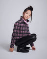 Appaman Girls Polly Cropped Shirt   G9PCS-OPD   Olive Pink Plaid