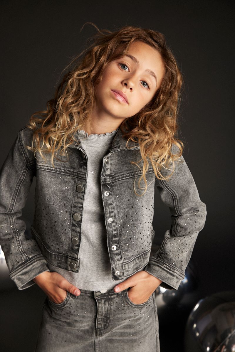Creamie Girls Denim Jacket  823086-1170  Black