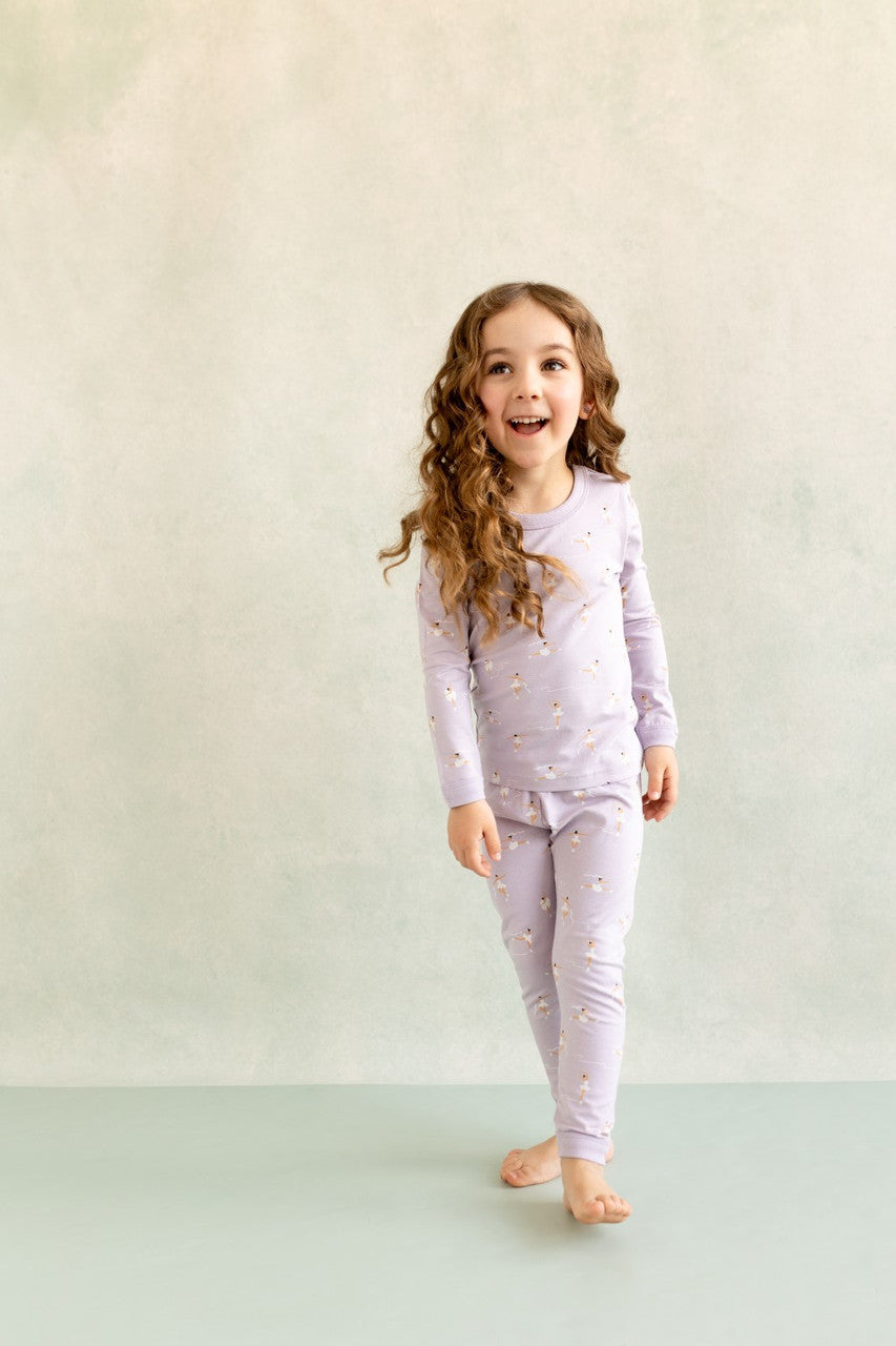 Coccoli Pajama 2 Pce. Set    TLM5933-720   Mauve Skaters **