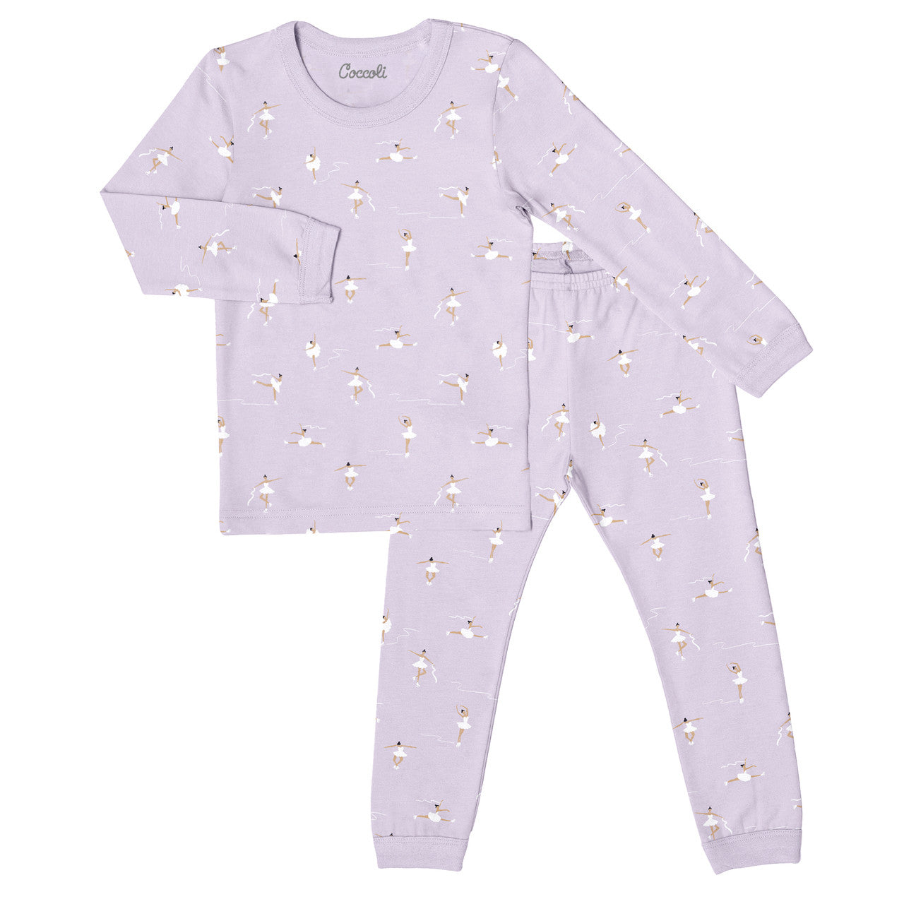 Coccoli Pajama 2 Pce. Set    TLM5933-720   Mauve Skaters