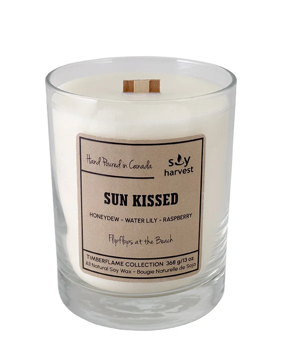 Soy Harvest Timberflame Candle - Sun Kissed