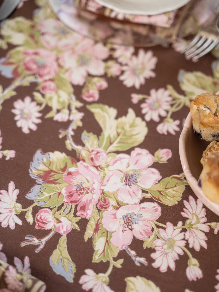 April Cornell Apple Blossom Nutmeg Table Linen Collection